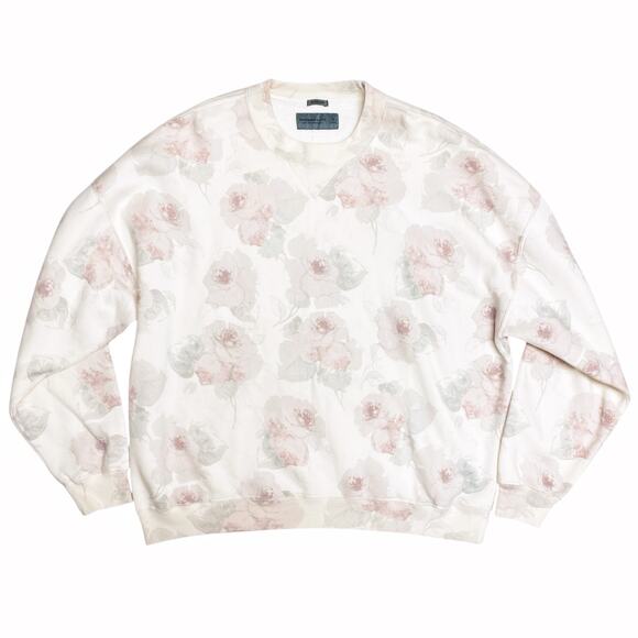 Abercrombie & Fitch Other - ABERCROMBIE & FITCH NWOT Soft A&F XL Essential Crew Sweatshirt Oversized Floral